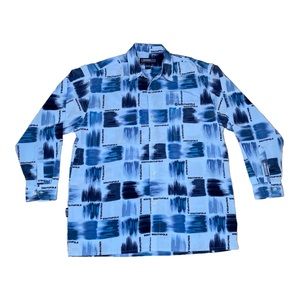 Vintage Southpole Blue Button Up Shirt - Men’s Large